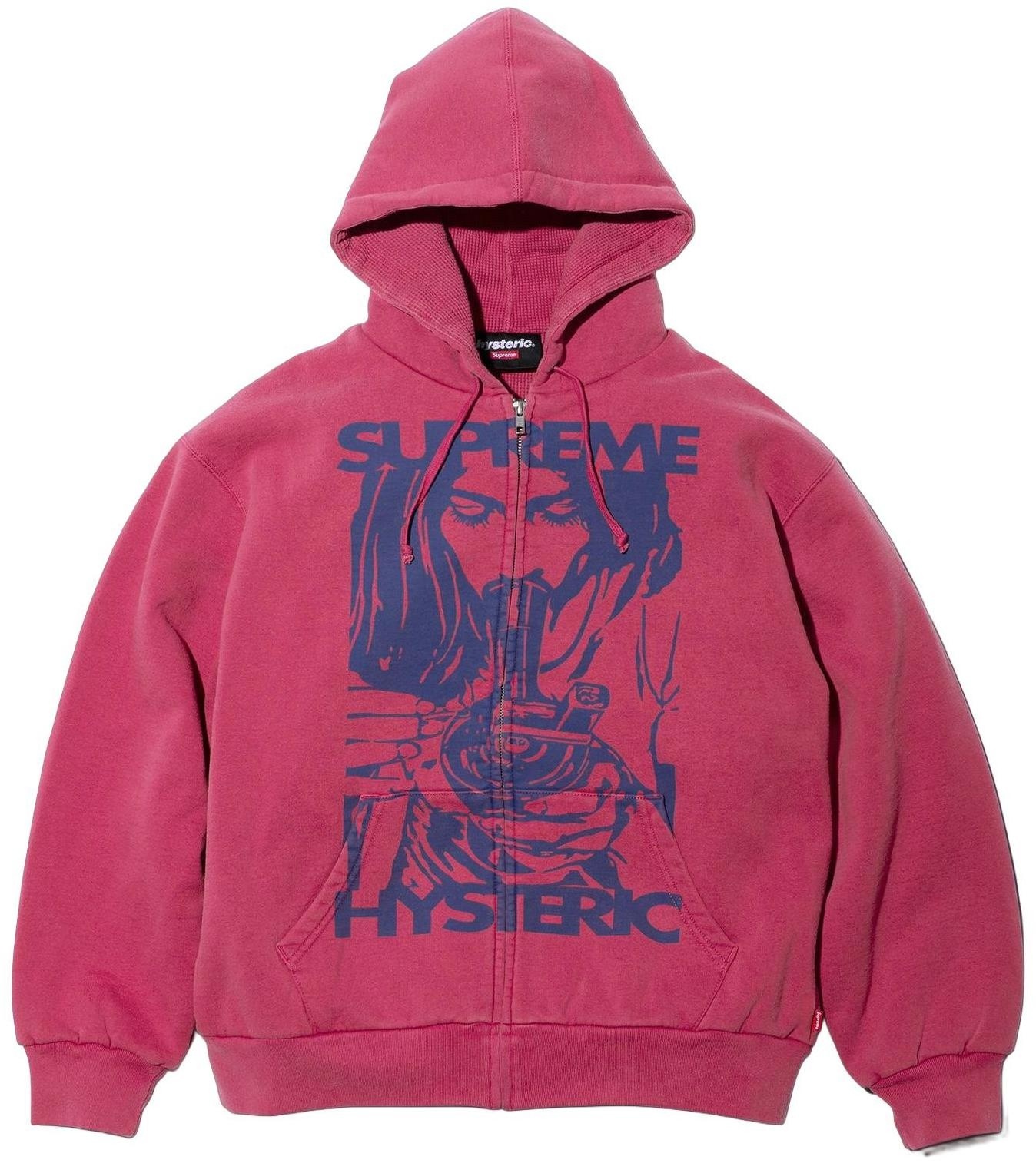 Supreme®/HYSTERIC GLAMOUR Thermal Lined Zip Up Hooded Sweatshirt view 5